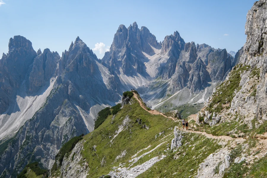 The jagged peaks